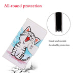 3D Colored Drawing Horizontal Flip PU Leather Case with Holder & Card Slots & Wallet, For Galaxy A51