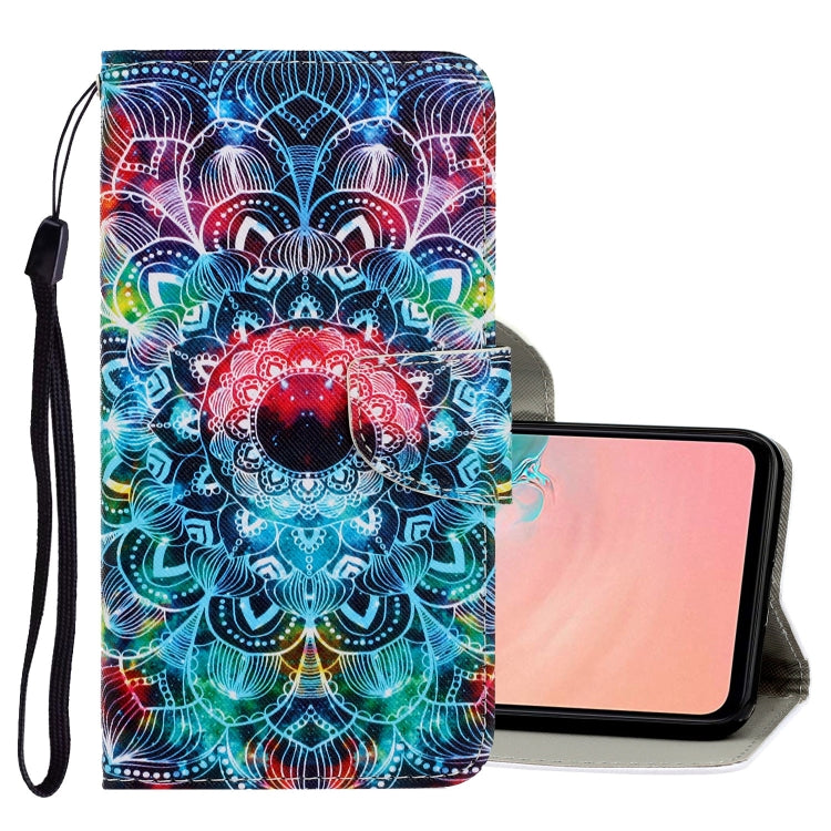 3D Colored Drawing Horizontal Flip PU Leather Case with Holder & Card Slots & Wallet, For Galaxy S20 Ultra