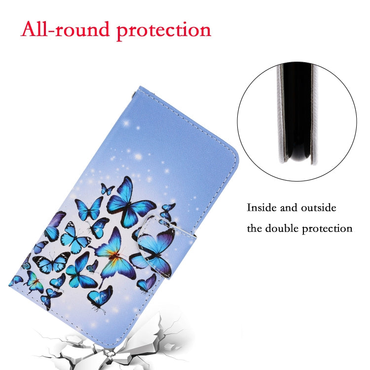 3D Colored Drawing Horizontal Flip PU Leather Case with Holder & Card Slots & Wallet, For Galaxy S20 Ultra