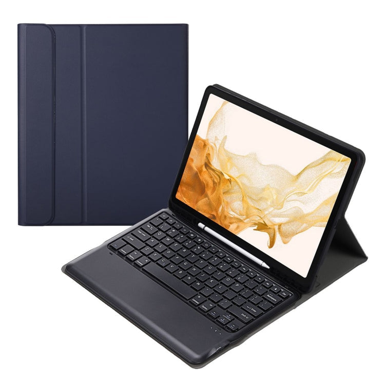A800B Split Bluetooth Keyboard Leather Case with Holder & Pen Slot, A800B – Leather, Bluetooth A800B Blue