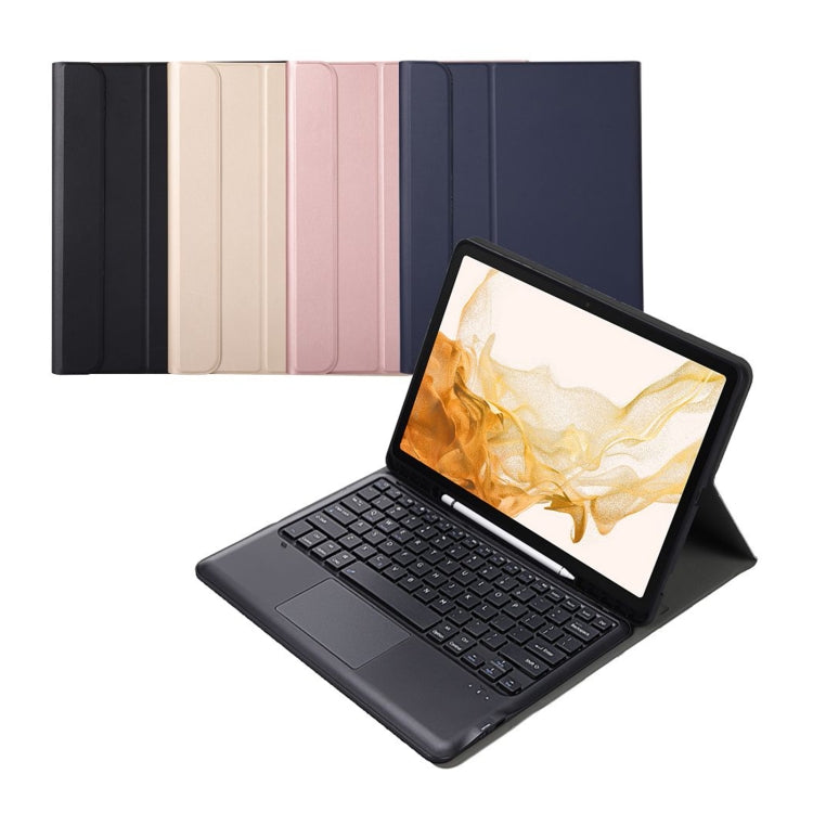 A800B-A Split Bluetooth Keyboard Leather Case with Holder & Pen Slot & Touchpad, A800B-A – Leather, Bluetooth