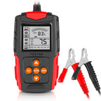 FOXSUR FBT200 12V / 24V Car Battery Tester, FBT200 FBT200 Red