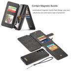 CaseMe-007 Detachable Multifunctional Leather Phone Case, For Samsung Galaxy S22 Ultra 5G