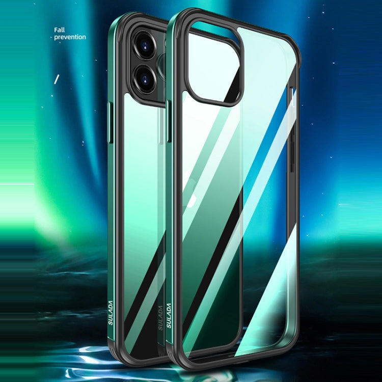 Metal Frame + Nano Glass + TPU Phone Case, For iPhone 13 mini, For...