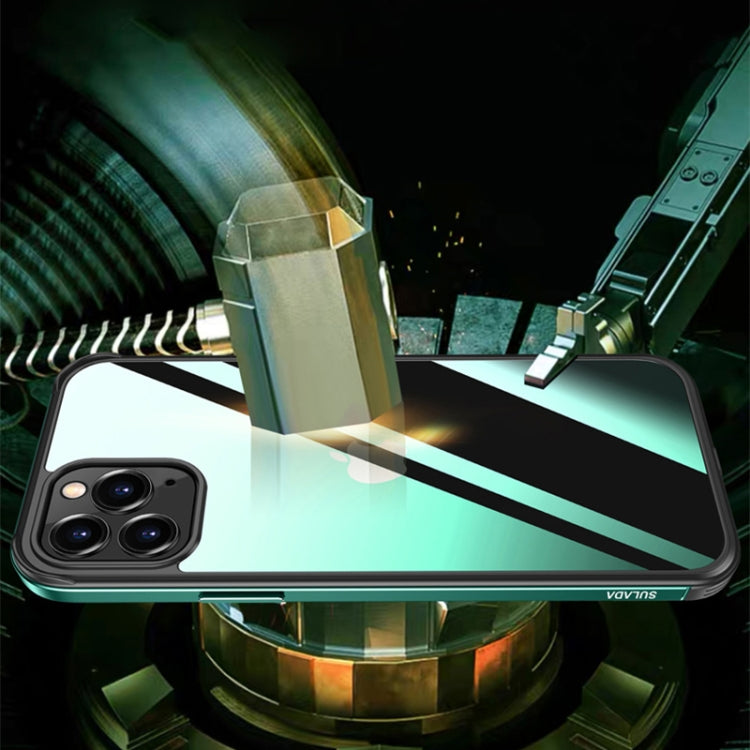 Metal Frame + Nano Glass + TPU Phone Case, For iPhone 13 mini, For...