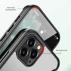 Metal Frame + Nano Glass + TPU Phone Case, For iPhone 13 mini, For...