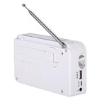 RD-638T Two-band Solar Powered AM / FM Radio Player Flashlight with Dynamo Function