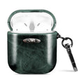Protective Case – Leather (AirPods 1) For AirPods 1 2 Dark Green