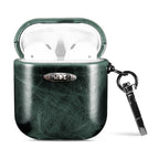Protective Case – Leather (AirPods 1) For AirPods 1 2 Dark Green