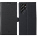 ViLi K Series Magnetic Buckle Leather Phone Case, For Samsung Galaxy S22 Ultra 5G For Samsung Galaxy S22 Ultra 5G Black