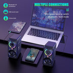 ONIKUMA L6 RGB Lighting Computer Audio with Bluetooth Function, L6 – Bluetooth, TPU