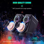 ONIKUMA L6 RGB Lighting Computer Audio with Bluetooth Function, L6 – Bluetooth, TPU