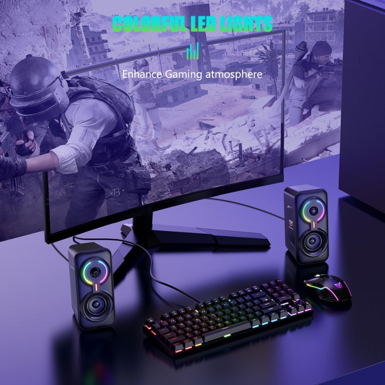 ONIKUMA L6 RGB Lighting Computer Audio with Bluetooth Function, L6 – Bluetooth, TPU