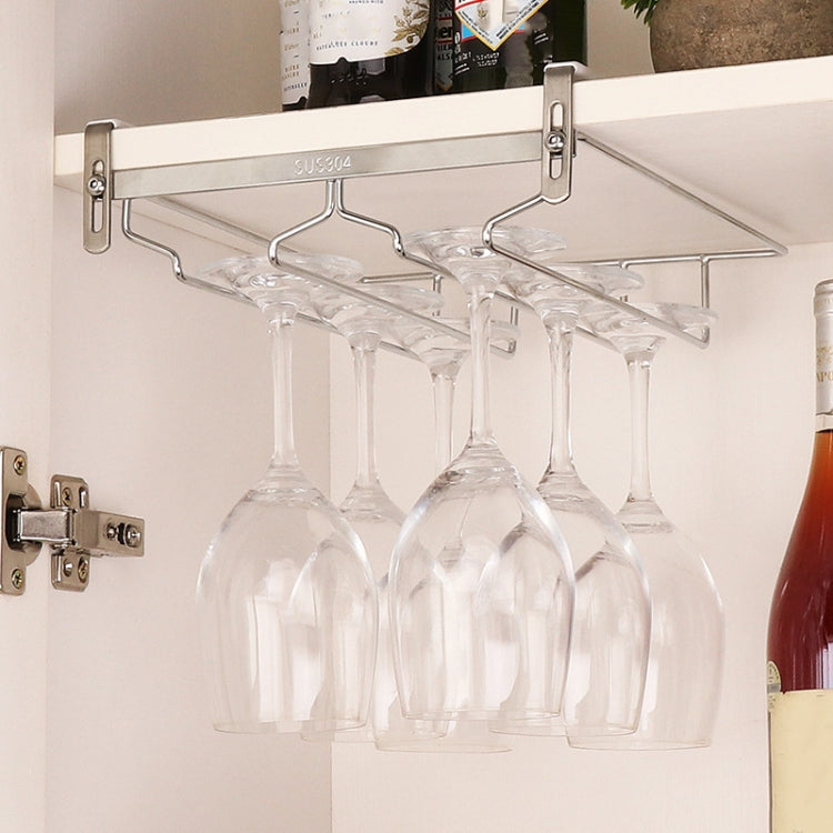 304 Stainless Steel Hanging Wine Glass Shelf Drain Rack Cup Holder, Cup Holder – Durable Build, Easy to Use Cup Holder