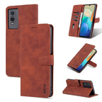 AZNS Skin Feel Calf Texture Horizontal Flip Leather Phone Case, For vivo Y76s 5G / Y74s, For OPPO A96 5G / Reno7 5G Overseas Version & OnePlus Nord N20 5G, For Xiaomi Redmi Note 11 4G Global / Note 11S, For Xiaomi Redmi Note 11 Pro Foreign Version For vivo Y76s 5G Y74s Brown