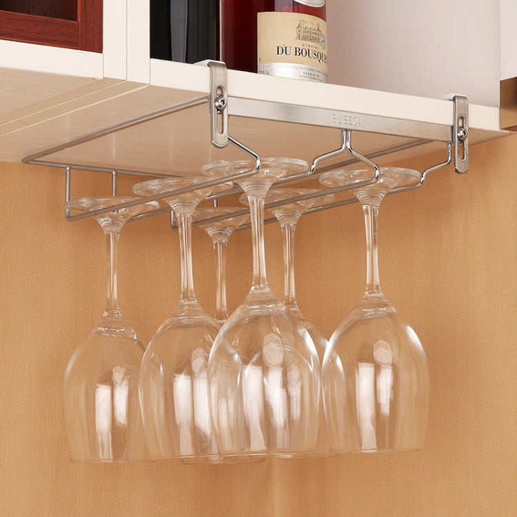 304 Stainless Steel Hanging Wine Glass Shelf Drain Rack Cup Holder, Cup Holder – Durable Build, Easy to Use