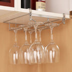 304 Stainless Steel Hanging Wine Glass Shelf Drain Rack Cup Holder, Cup Holder – Durable Build, Easy to Use