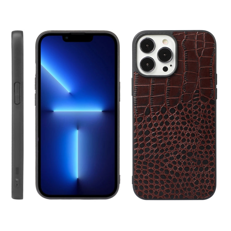 Case – Leather (iPhone 13) #11 For iPhone 13 Pro Coffee