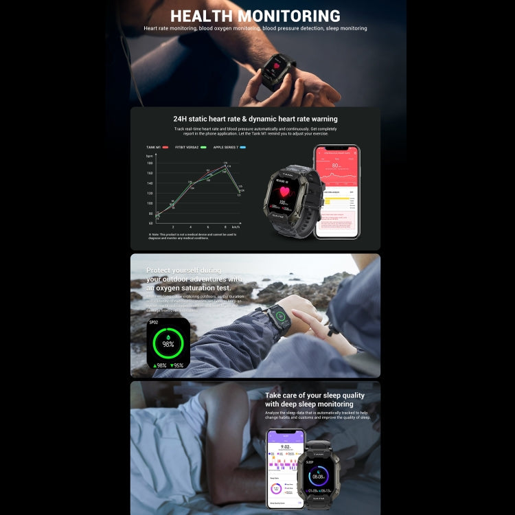 M1 Smart Watch – Heart Rate Monitoring