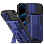 Sliding Camera Cover Design Phone Case, For iPhone 13 Pro Max For iPhone 13 Pro Max Navy Blue
