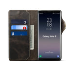 Denior Oil Wax Cowhide Magnetic Button Horizontal Flip Leather Case with Card Slots & Wallet, For Galaxy Note9, For Huawei Mate 20, For Galaxy S10, For Galaxy S10e, For Galaxy S10 Plus, For Galaxy Note 10