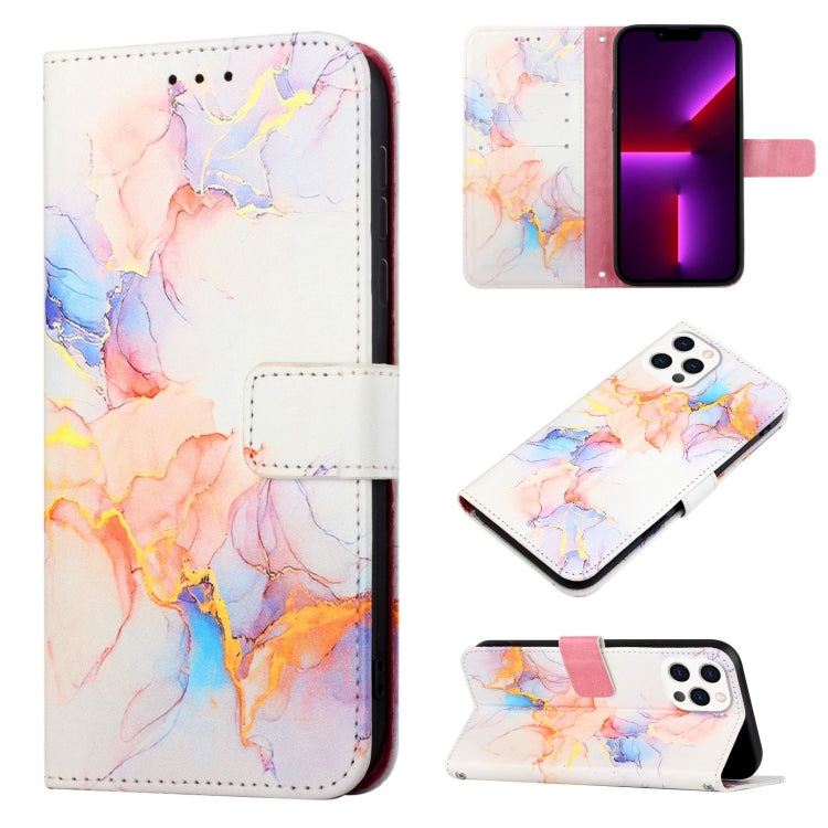 PT003 Marble Pattern Flip Leather Phone Case – Card Slot, Flip, Leather, For iPhone 13 mini, For iPhone 13, For iPhone 13 Pro, For iPhone 13 Pro Max, For iPhone 12 mini For iPhone 13 Pro LS004