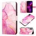 PT003 Marble Pattern Flip Leather Phone Case – Card Slot, Flip, Leather, For iPhone XR For iPhone XR LS001