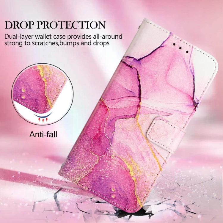 PT003 Marble Pattern Flip Leather Phone Case – Card Slot, Flip, Leather, For iPhone XR