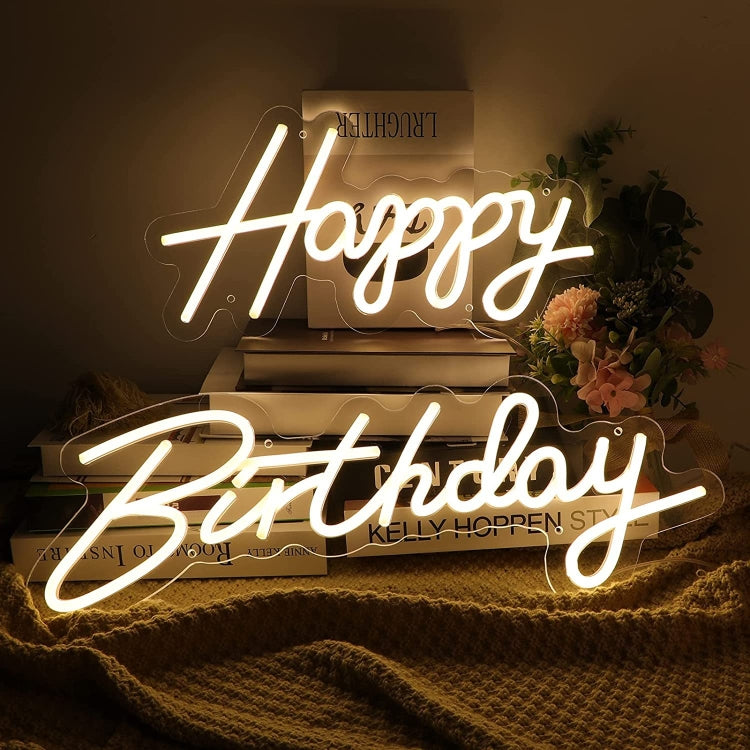 Happy Birthday Party LED Decorative Neon Lamp Default Title
