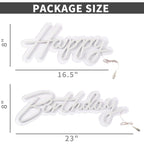 Happy Birthday Party LED Decorative Neon Lamp