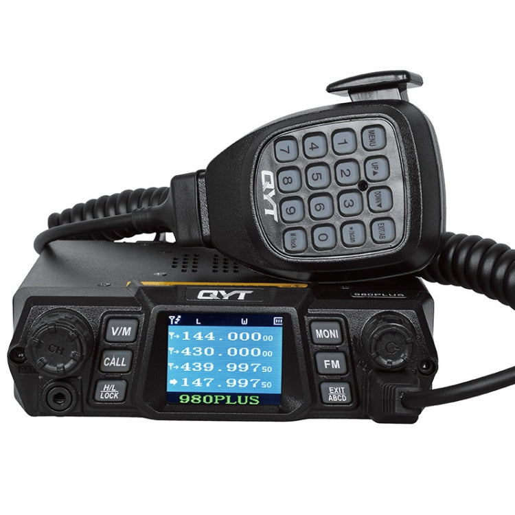 QYT KT-980 Plus 75W(VHF) / 55W(UHF) Dual Band Mobile Radio Station for Car Vehicle, KT-980 Plus KT-980 Plus
