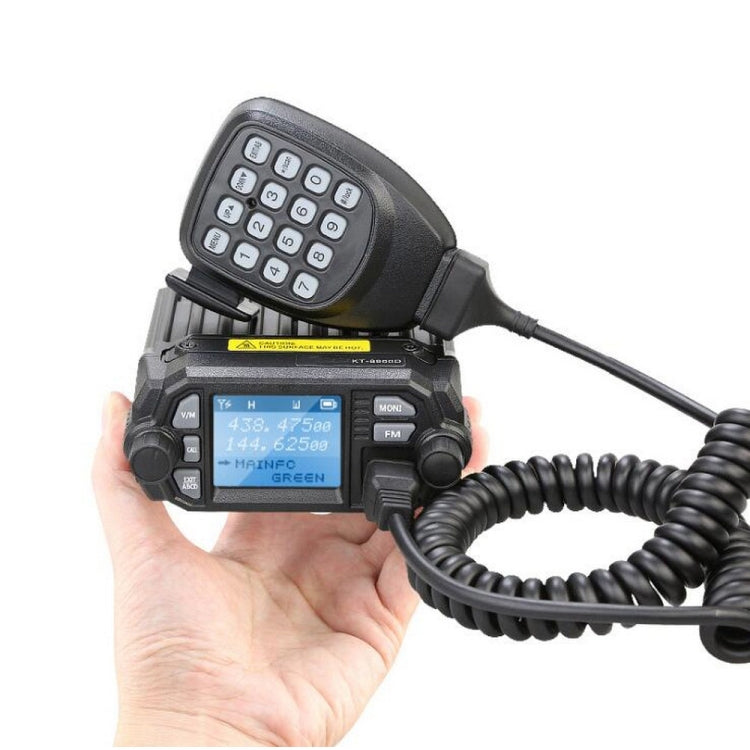 QYT KT-8900D Mini 25W Dual Band Mobile Radio Walkie Talkie for Car, KT-8900D – Durable Build, Easy to Use KT-8900D