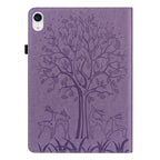 Tree & Deer Pattern Pressed Printing Leather Tablet Case, For iPad mini 6 2021 / mini 2024, For Samsung Galaxy Tab A8 10.5 2021 SM-X200 / SM-X205