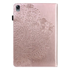 Peacock Embossed Pattern TPU + PU Leather Tablet Case – Card Slot, Leather, TPU, For OPPO Pad 11 inch, For OPPO Realme Pad 10.4 inch, For Huawei Enjoy Tablet 2 10.1 inch, For Huawei MediaPad M5 Lite 10