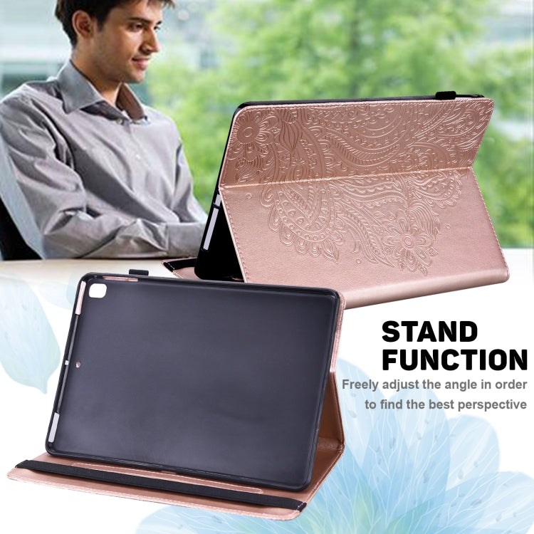 Peacock Embossed Pattern TPU + PU Leather Tablet Case – Card Slot, Leather, TPU, For OPPO Pad 11 inch, For OPPO Realme Pad 10.4 inch, For Huawei Enjoy Tablet 2 10.1 inch, For Huawei MediaPad M5 Lite 10