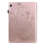 Peacock Embossed Pattern TPU + PU Leather Tablet Case – Card Slot, Leather, TPU, For Lenovo Tab M10 TB-X505L / TB-X505F / TB-X605L / TB-X605F & P10 TB-X705F / TB-X705L, For Lenovo Tab M10 HD 2nd Gen TB-X306X / TB-X306F