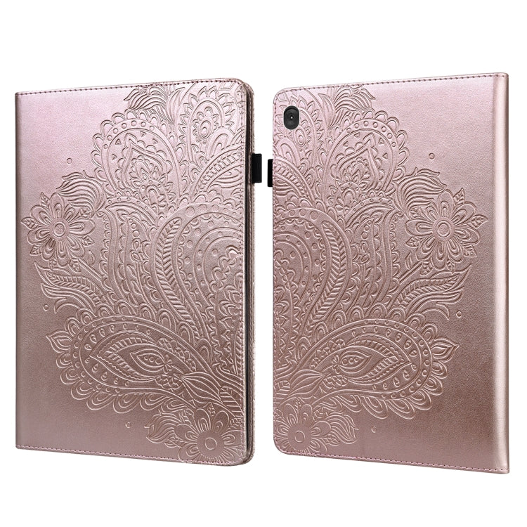 Peacock Embossed Pattern TPU + PU Leather Tablet Case – Card Slot, Leather, TPU, For Lenovo Tab M10 TB-X505L / TB-X505F / TB-X605L / TB-X605F & P10 TB-X705F / TB-X705L, For Lenovo Tab M10 HD 2nd Gen TB-X306X / TB-X306F