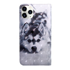 3D Painting Pattern Coloured Drawing Leather Phone Case, For iPhone 13 Pro Max, For iPhone 13 Pro