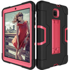 Contrast Color Silicone + PC Combination Case with Holder, For Galaxy Tab A 8.0 (2018) T387, For Galaxy Tab A 8.0 (2019) T290