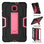 Contrast Color Silicone + PC Combination Case with Holder, For Galaxy Tab A 8.0 (2018) T387, For Galaxy Tab A 8.0 (2019) T290