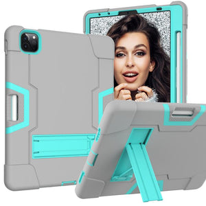 Grey + Aqua