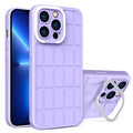 Cube Lens Holder TPU + PC Phone Case, For iPhone 11 Pro Max For iPhone 11 Pro Max Purple