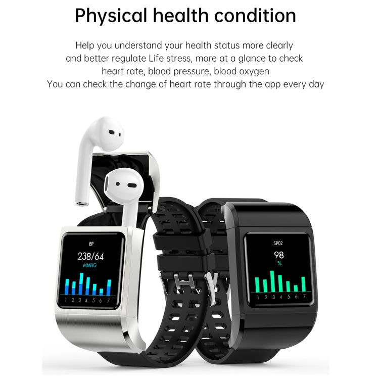 G36pro Earphone – 1.3" Screen, Blood Pressure Monitoring