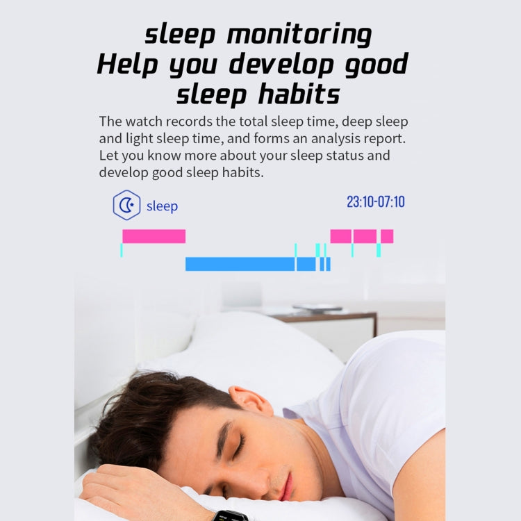 L21 Smart Watch – 1.69" Screen, Blood Pressure Monitoring