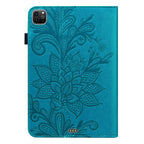 Lace Flower Embossing Pattern Leather Tablet Case – Leather, For iPad Pro 11 2022 / 2021 / iPad Air 2020, For Huawei MatePad Pro 10.8 2021 / 2019, For Huawei MatePad 11 2021, For OPPO Pad