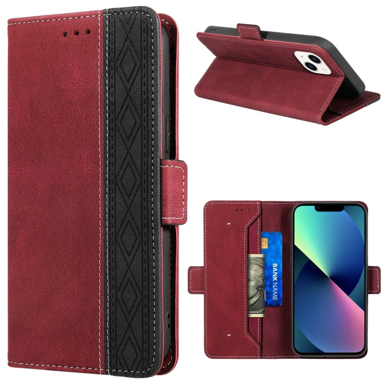 Case – Leather, Magnetic (iPhone 13 mini) #12 For iPhone 13 mini Red