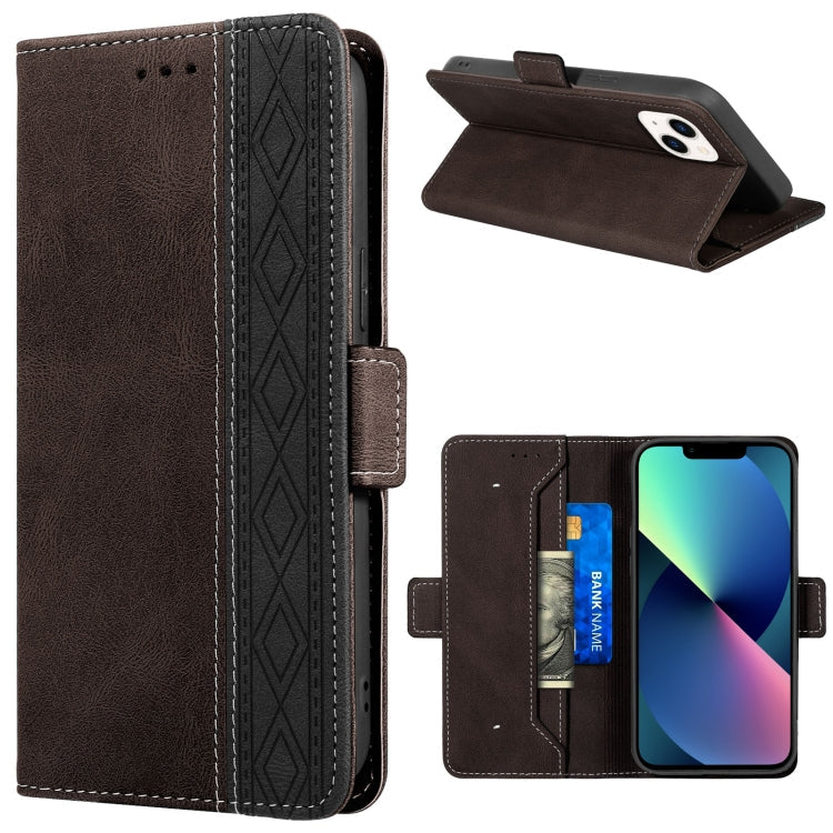 Case – Leather, Magnetic (iPhone 13 mini) #12 For iPhone 13 mini Coffee