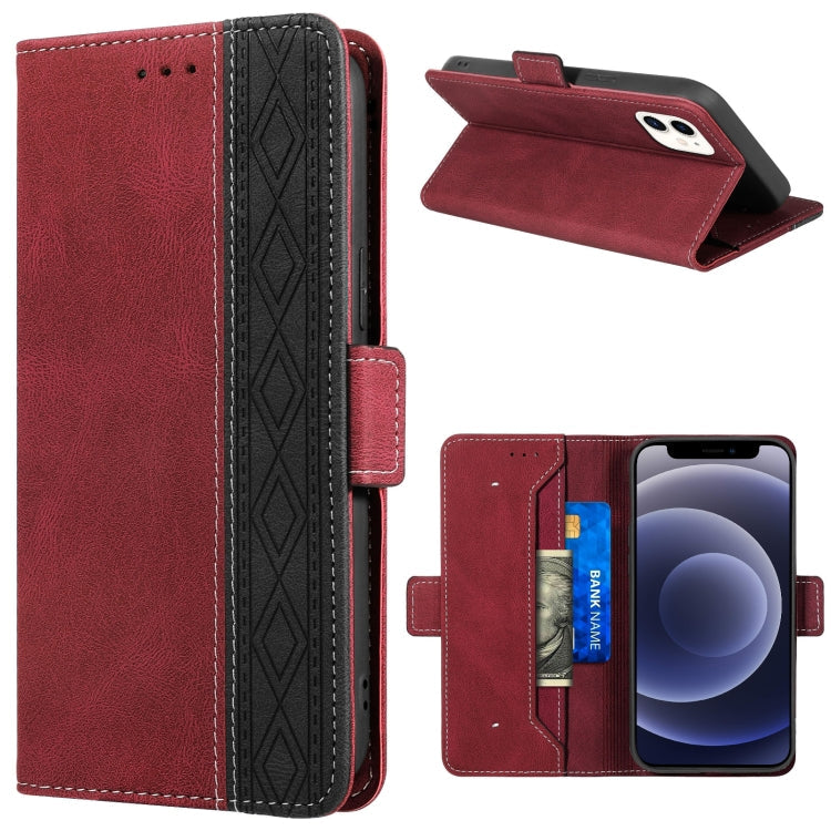 Case – Leather, Magnetic (iPhone 13 mini) #12 For iPhone 12 mini Red