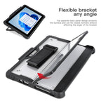 Acrylic Transparent Hand Strap Laptop Case – Durable Build, Easy to Use, For MicroSoft Surface Pro 8, For MicroSoft Surface Pro 4 / 5 / 6 / 7 / 7+, For MicroSoft Surface Go 1 / 2 / 3