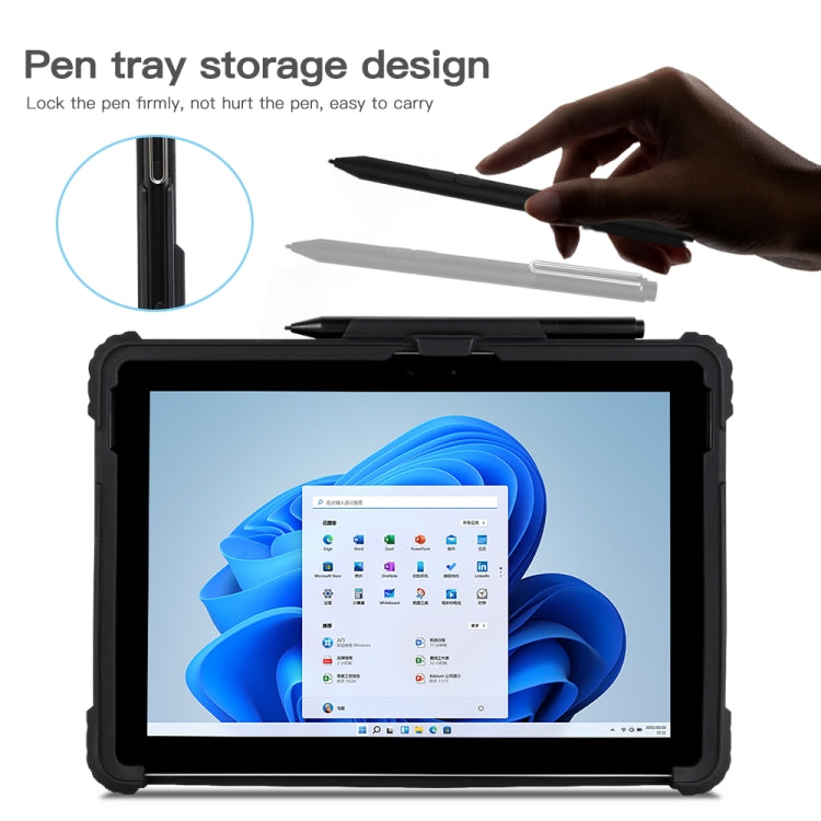 Acrylic Transparent Hand Strap Laptop Case – Durable Build, Easy to Use, For MicroSoft Surface Pro 8, For MicroSoft Surface Pro 4 / 5 / 6 / 7 / 7+, For MicroSoft Surface Go 1 / 2 / 3